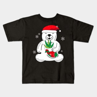 Santa Bear Kids T-Shirt